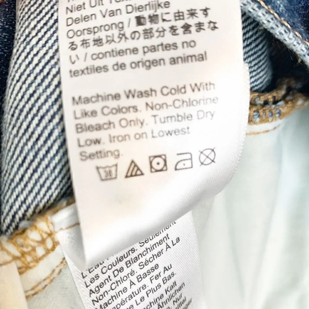 J. Crew Full-Length Demi-Boot Jean in Kamari Wash Raw Hem Women’s Size 28 Petite